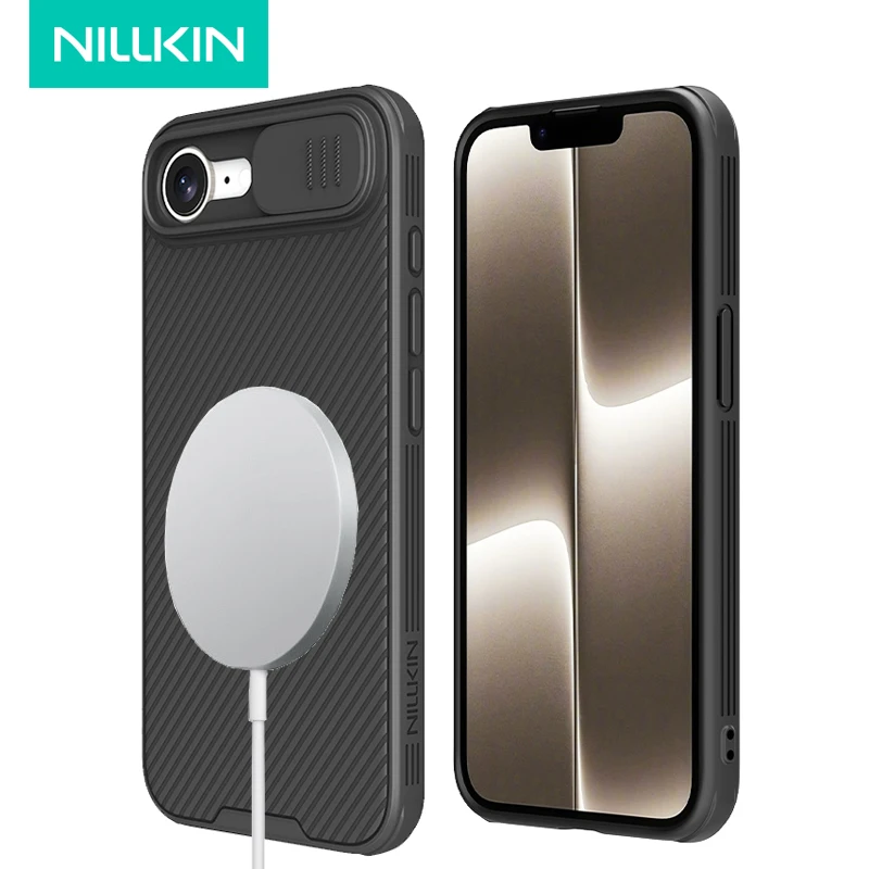 Чехол Funda Nillkin для iPhone 16e, магнитный чехол для зарядки, защита камеры, защита от царапин, задняя крышка для iPhone SE 2025
Чехол Funda Nillkin для iPhone 16e, магнитный чехол для зарядки, защита камеры, защита от царапин, задняя крышка для iPhone SE 2025
