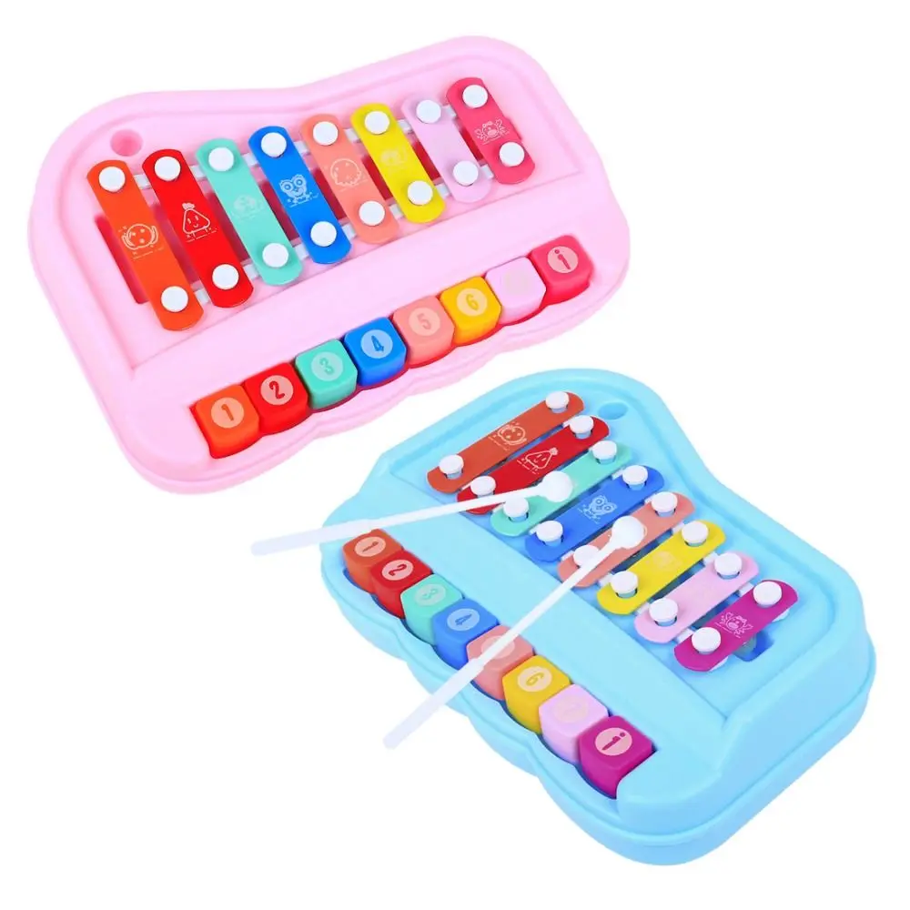 Plastics 8-note Xylophone Piano Toys Hand Knock Music Play Music Instruments Montessori Toys Early Education Puzzle
Plastics 8-note Xylophone Piano Toys Hand Knock Music Play Music Instruments Montessori Toys Early Education Puzzle