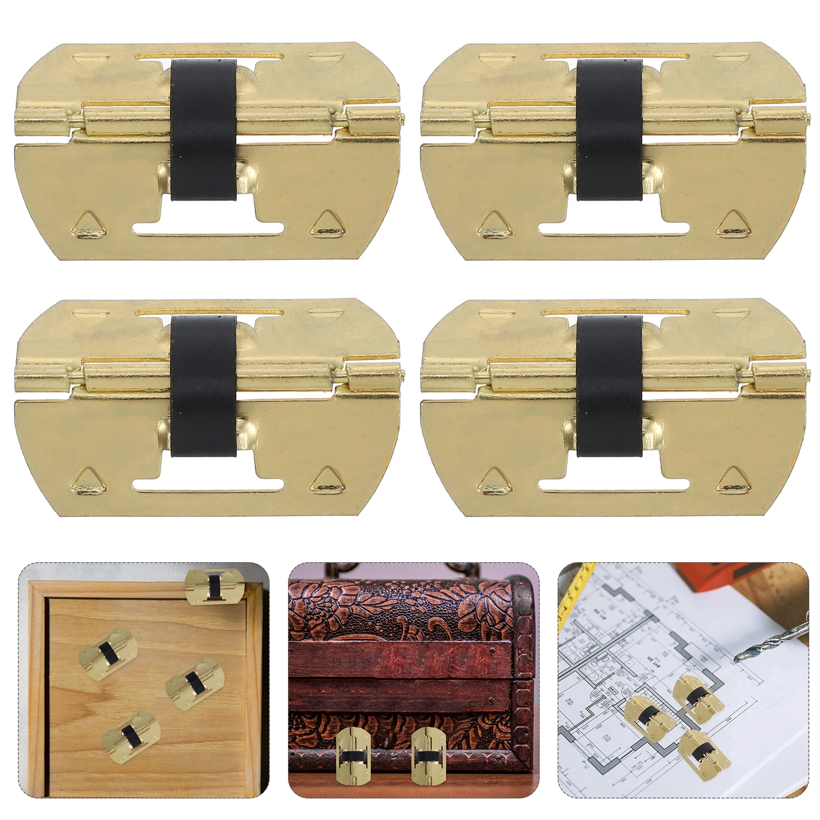 10 Pcs Wooden Box Hinge Accessory Decorate Mini Spring Loaded Hinges Iron Decorative Metal
10 Pcs Wooden Box Hinge Accessory Decorate Mini Spring Loaded Hinges Iron Decorative Metal