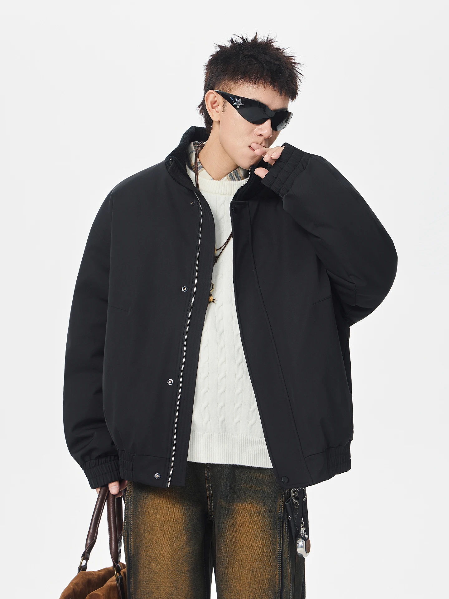 Warmth Bomber Jaet Men's Winter Cold Resistance Du down Baseball Coat Zipper Closure Casual Sle Polyester Fabric
Warmth Bomber Jaet Men's Winter Cold Resistance Du down Baseball Coat Zipper Closure Casual Sle Polyester Fabric