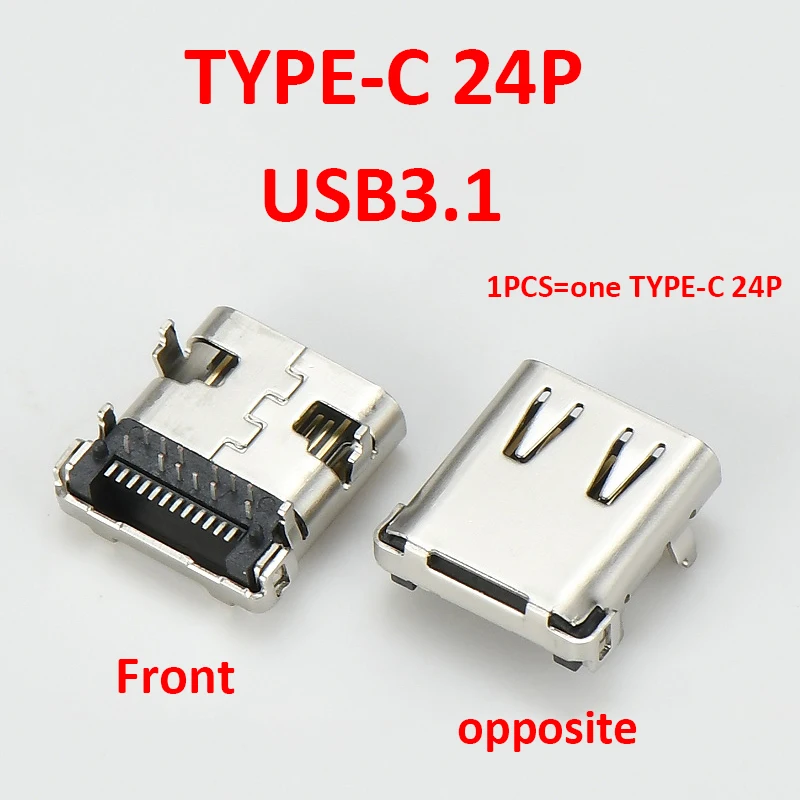 10/30/50PCS USB-3.1 Socket Type-C Female Base 24P Is Inserted In Front And Pasted With HD Transmission Interface 4 fixed Pins
10/30/50PCS USB-3.1 Socket Type-C Female Base 24P Is Inserted In Front And Pasted With HD Transmission Interface 4 fixed Pins