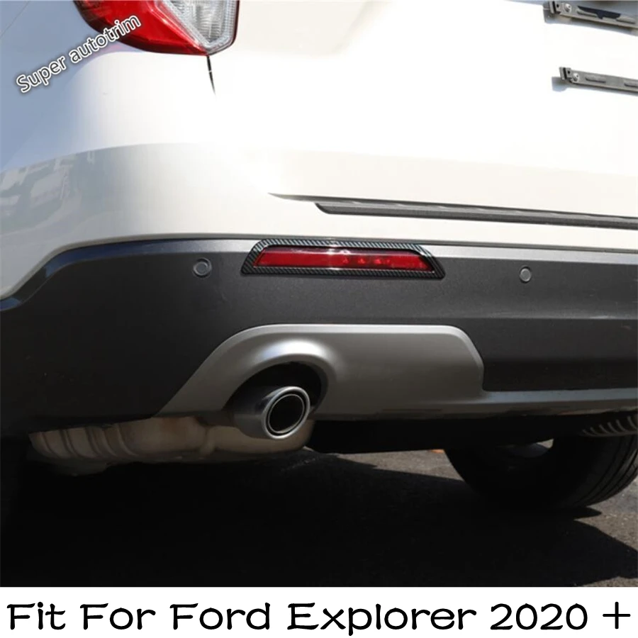 2PCS Rear Bumper Fog Lights Lamps Frame Cover Trim For Ford Explorer 2020 - 2023 ABS Chrome / Carbon Fiber Accessories Exterior
2PCS Rear Bumper Fog Lights Lamps Frame Cover Trim For Ford Explorer 2020 - 2023 ABS Chrome / Carbon Fiber Accessories Exterior