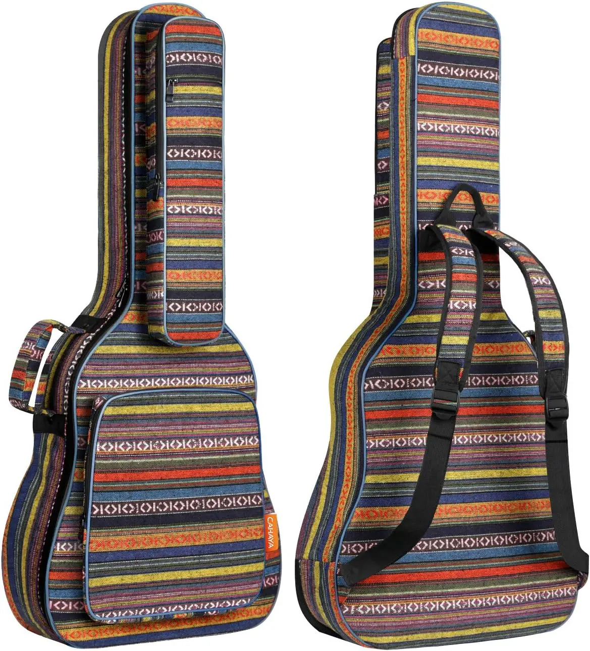 Acoustic Guitar Bag with Neck Cradle, 0.65in Padded Case for 40-42 Inch Guitars.
Acoustic Guitar Bag with Neck Cradle, 0.65in Padded Case for 40-42 Inch Guitars.