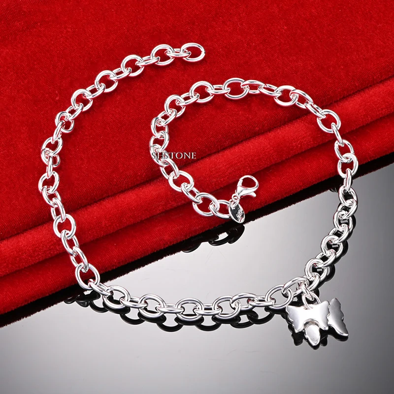 Nice 925 Sterling Silver Butterfly Chain Necklace For Women Birthday Party Wedding Engagement Fashion Jewelry Birthday Gifts
Nice 925 Sterling Silver Butterfly Chain Necklace For Women Birthday Party Wedding Engagement Fashion Jewelry Birthday Gifts