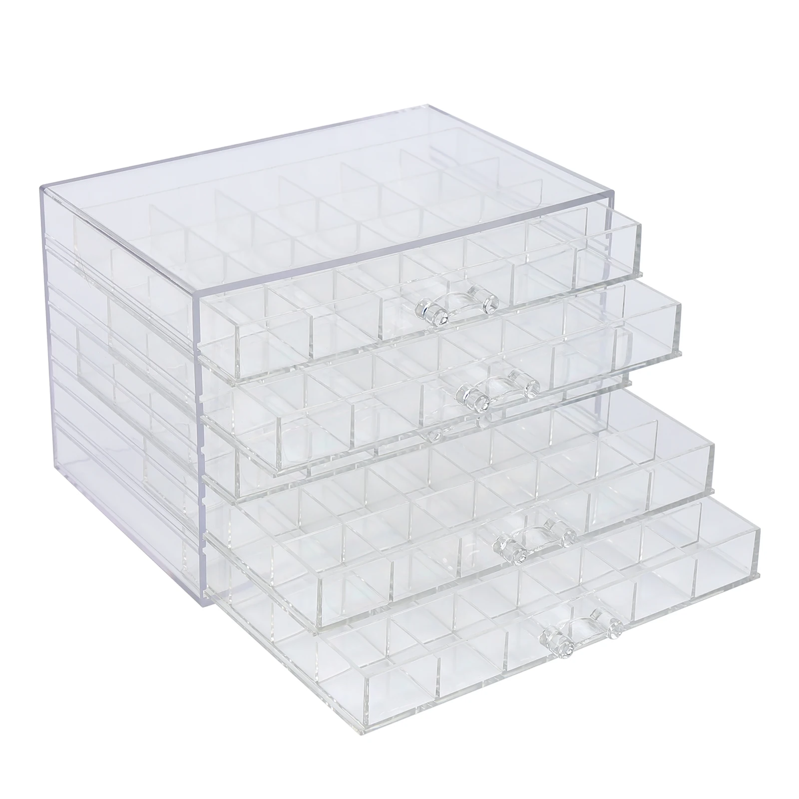 Multi-Tier Acrylic Jewelry Organizer with 5 Drawers, 120 Compartments, Dustproof Storage
Multi-Tier Acrylic Jewelry Organizer with 5 Drawers, 120 Compartments, Dustproof Storage