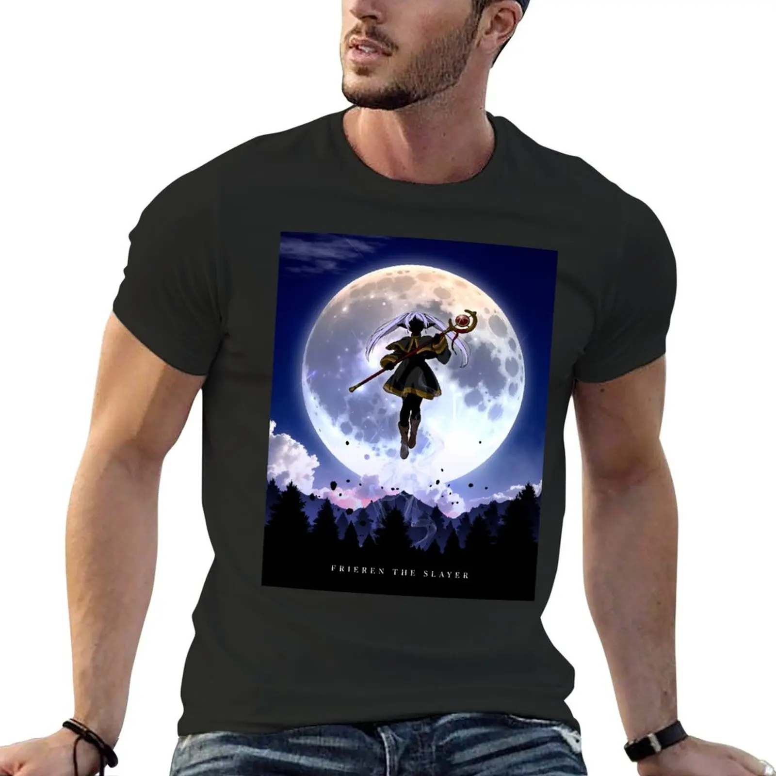 Футболка Frieren Flying Fullmoon, Мужская одежда, белые хлопковые футболки с графическим рисунком для мальчиков, хлопковые футболки для мужчин
Футболка Frieren Flying Fullmoon, Мужская одежда, белые хлопковые футболки с графическим рисунком для мальчиков, хлопковые футболки для мужчин