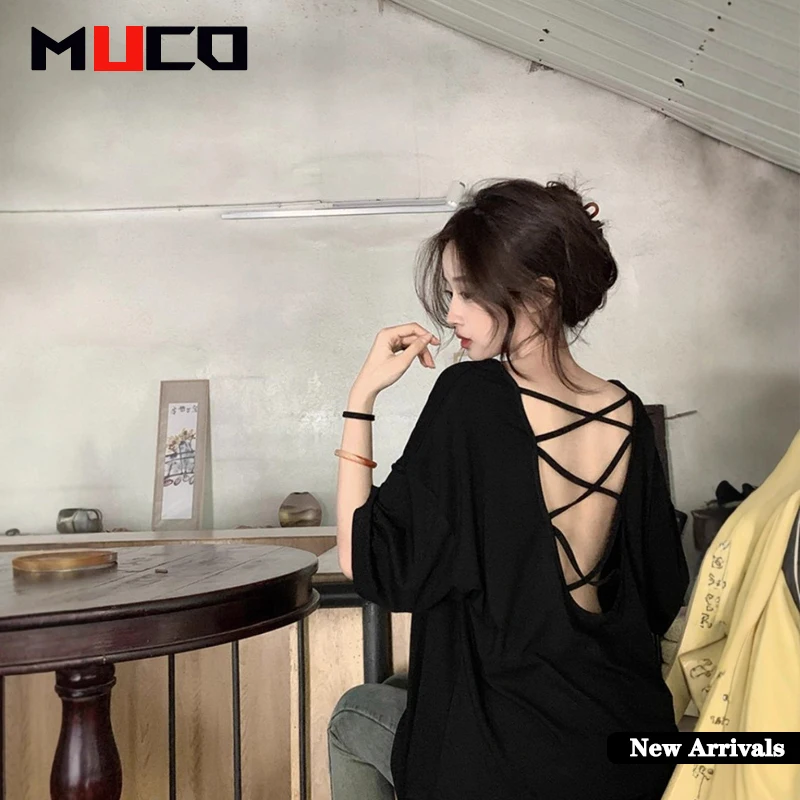 Большая женская футболка с короткими рукавами и открытой спиной, новая коллекция лета 2024, ленивый стиль, повседневный свободный топ средней длины
Большая женская футболка с короткими рукавами и открытой спиной, новая коллекция лета 2024, ленивый стиль, повседневный свободный топ средней длины