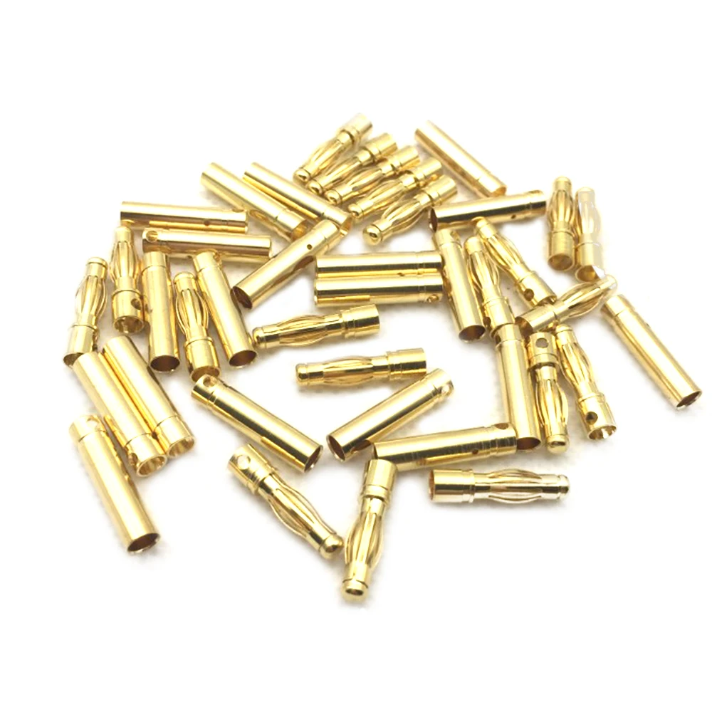 10Pair 4mm Gold-Plated Bullet Banana Socket Male Female Banana Connector Model Battery Plug
10Pair 4mm Gold-Plated Bullet Banana Socket Male Female Banana Connector Model Battery Plug