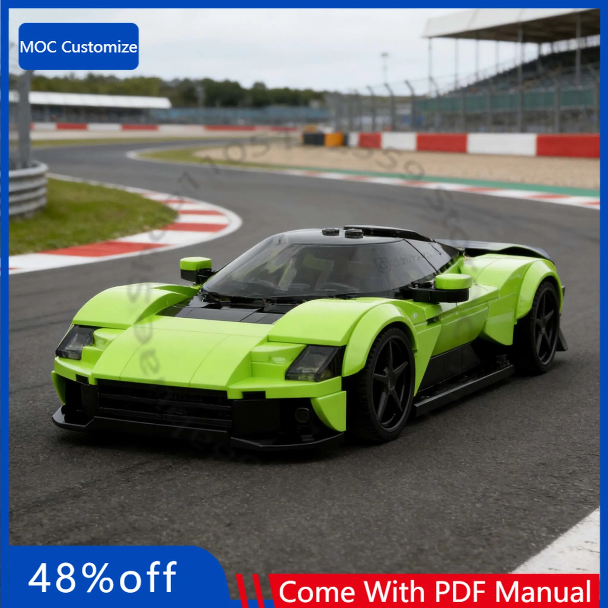 340 PCS Speed Hypercar Valhalla MOC Customize Modular Building Block Design Technology Simple Brick Model DIY Assembly Toy Gift
340 PCS Speed Hypercar Valhalla MOC Customize Modular Building Block Design Technology Simple Brick Model DIY Assembly Toy Gift