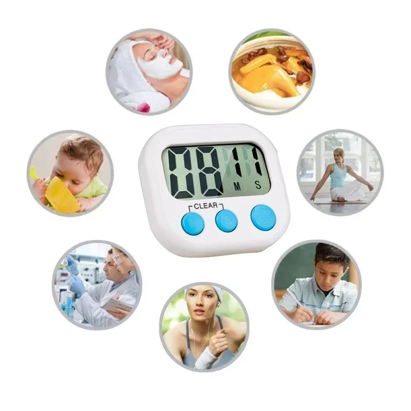 Kitchen Timer Magnetic LCD Digital Countdown Timer Cooking Timer Alarm Clock Home Kitchen Accessories
Kitchen Timer Magnetic LCD Digital Countdown Timer Cooking Timer Alarm Clock Home Kitchen Accessories