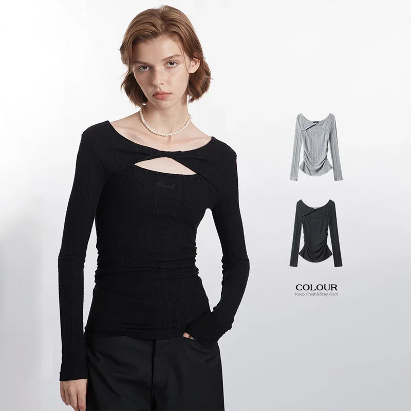 CASUMANL Brand Long Sleeve T Shirt for Womens 2024 Autumn New Irregular Korean Fashion T-shirt Females Basic Womens T-shirts
CASUMANL Brand Long Sleeve T Shirt for Womens 2024 Autumn New Irregular Korean Fashion T-shirt Females Basic Womens T-shirts