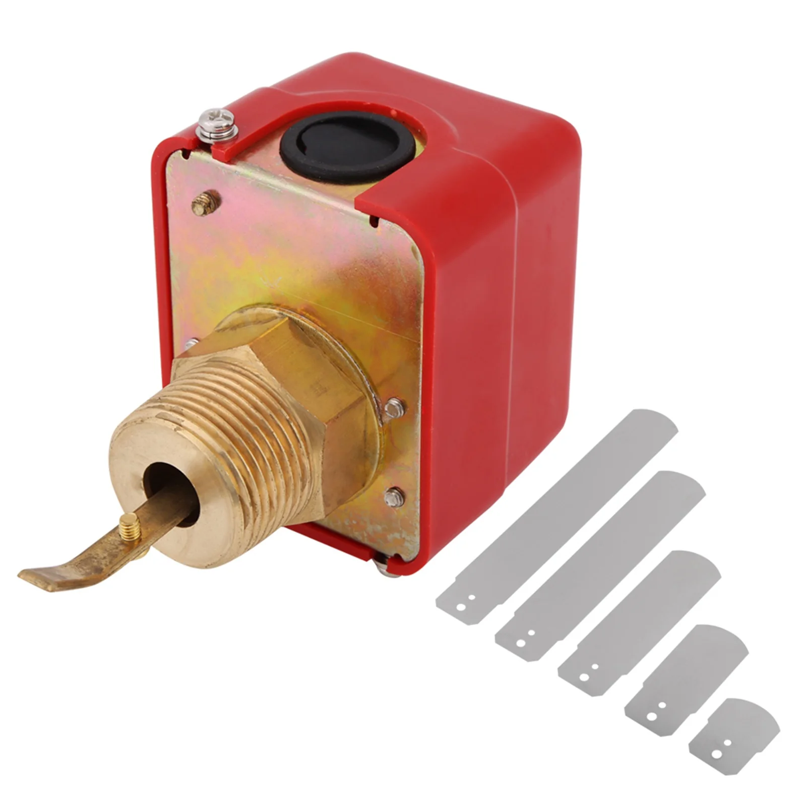 1pc AC250V 10Bar Brass Water Flow Switch Paddle Control NPT Thread Connection Red
1pc AC250V 10Bar Brass Water Flow Switch Paddle Control NPT Thread Connection Red