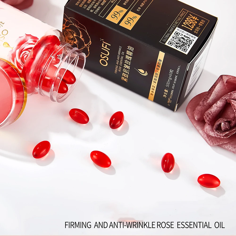 OSUFI Rose Radiance Essence Oil Moisturizing Nourish Firming Reduce Fine Line Face Care Smooth Face Serum Skin Care Products 
OSUFI Rose Radiance Essence Oil Moisturizing Nourish Firming Reduce Fine Line Face Care Smooth Face Serum Skin Care Products