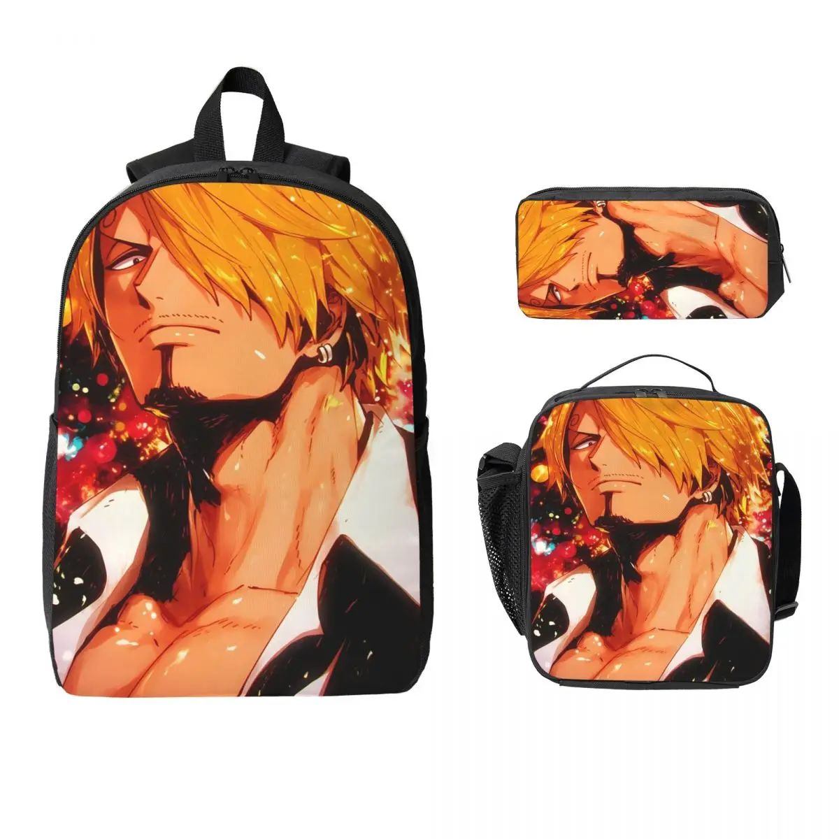 Sanji Vinsmoke - 5 Backpack Student Boys Girls BookBag School Bag Laptop Shoulder Bags 3ps Insulated Lunch Bag Pencil Case
Sanji Vinsmoke - 5 Backpack Student Boys Girls BookBag School Bag Laptop Shoulder Bags 3ps Insulated Lunch Bag Pencil Case
