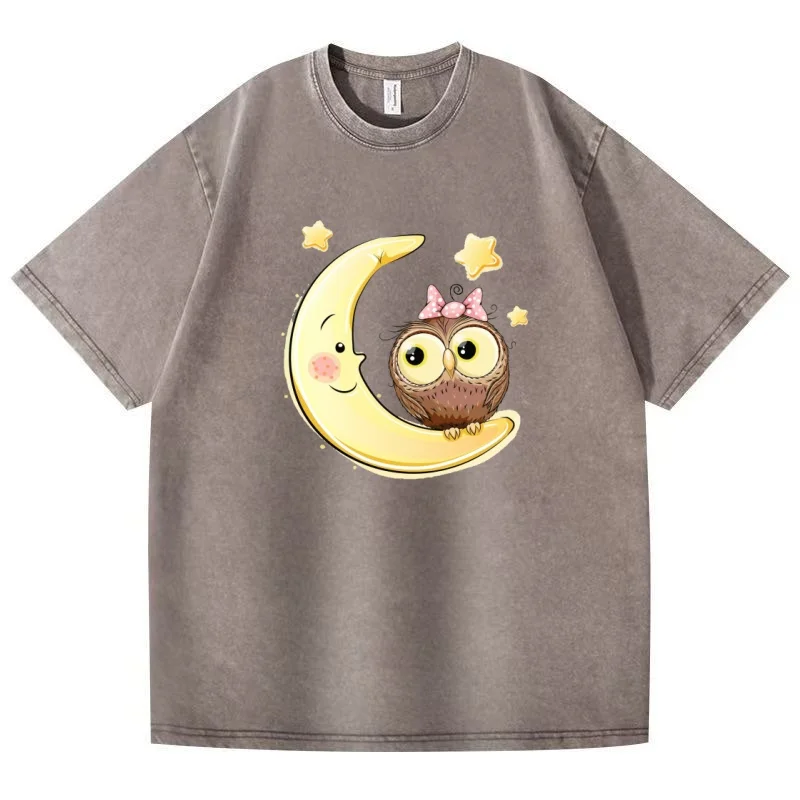 Summer unisex fun cartoon print pattern casual sports fashion round neck short sleeved T-shirt top
Summer unisex fun cartoon print pattern casual sports fashion round neck short sleeved T-shirt top