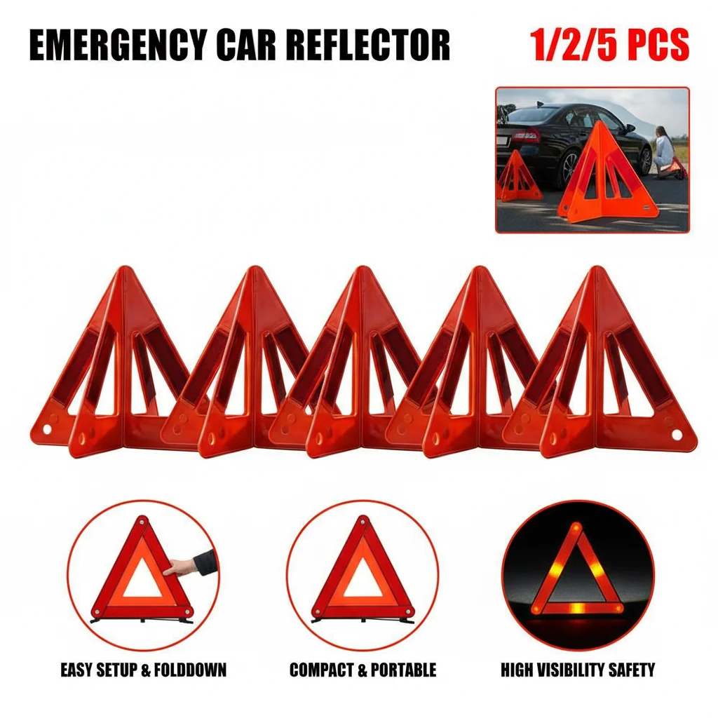 Car Mounted Safety Emergency Tripod Reflective Warning Sign Vehicle Annual Inspection Tripod Set for Road Safety
Car Mounted Safety Emergency Tripod Reflective Warning Sign Vehicle Annual Inspection Tripod Set for Road Safety
