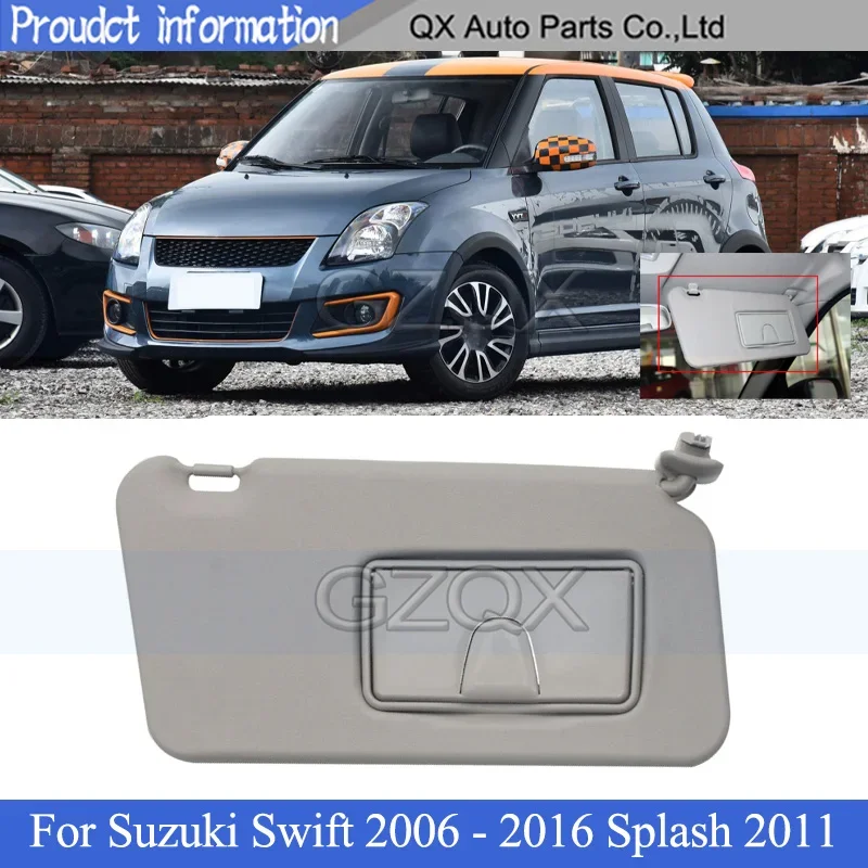CAPQX Gray Sun Shield Overhead Console Interior Sunvisor With Mirror For Suzuki Swift 2006-2016 Splash 2011 Car Sun Visor
CAPQX Gray Sun Shield Overhead Console Interior Sunvisor With Mirror For Suzuki Swift 2006-2016 Splash 2011 Car Sun Visor
