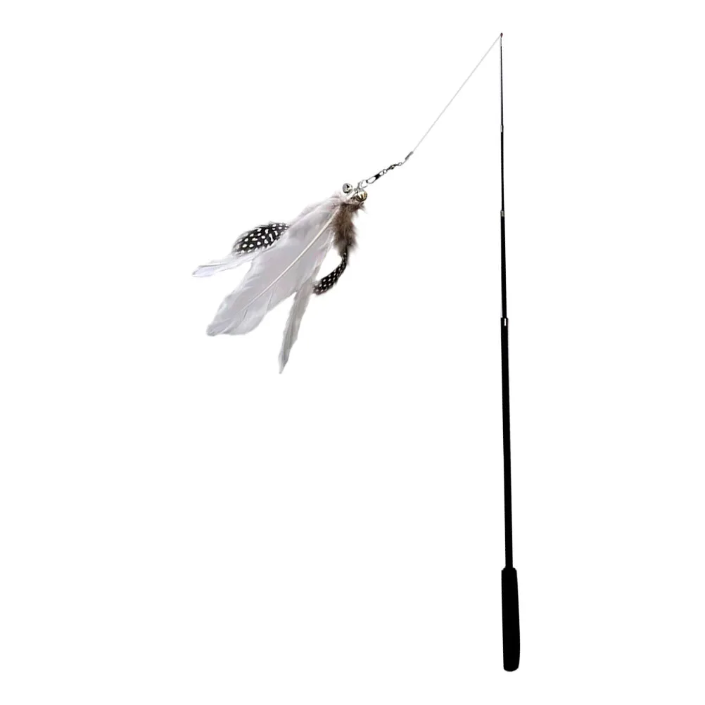 Cat Fishing Pole Toy Teasing Stick Wand Kitten Teaser Pet Cat Health Exercise Interactive Toy
Cat Fishing Pole Toy Teasing Stick Wand Kitten Teaser Pet Cat Health Exercise Interactive Toy