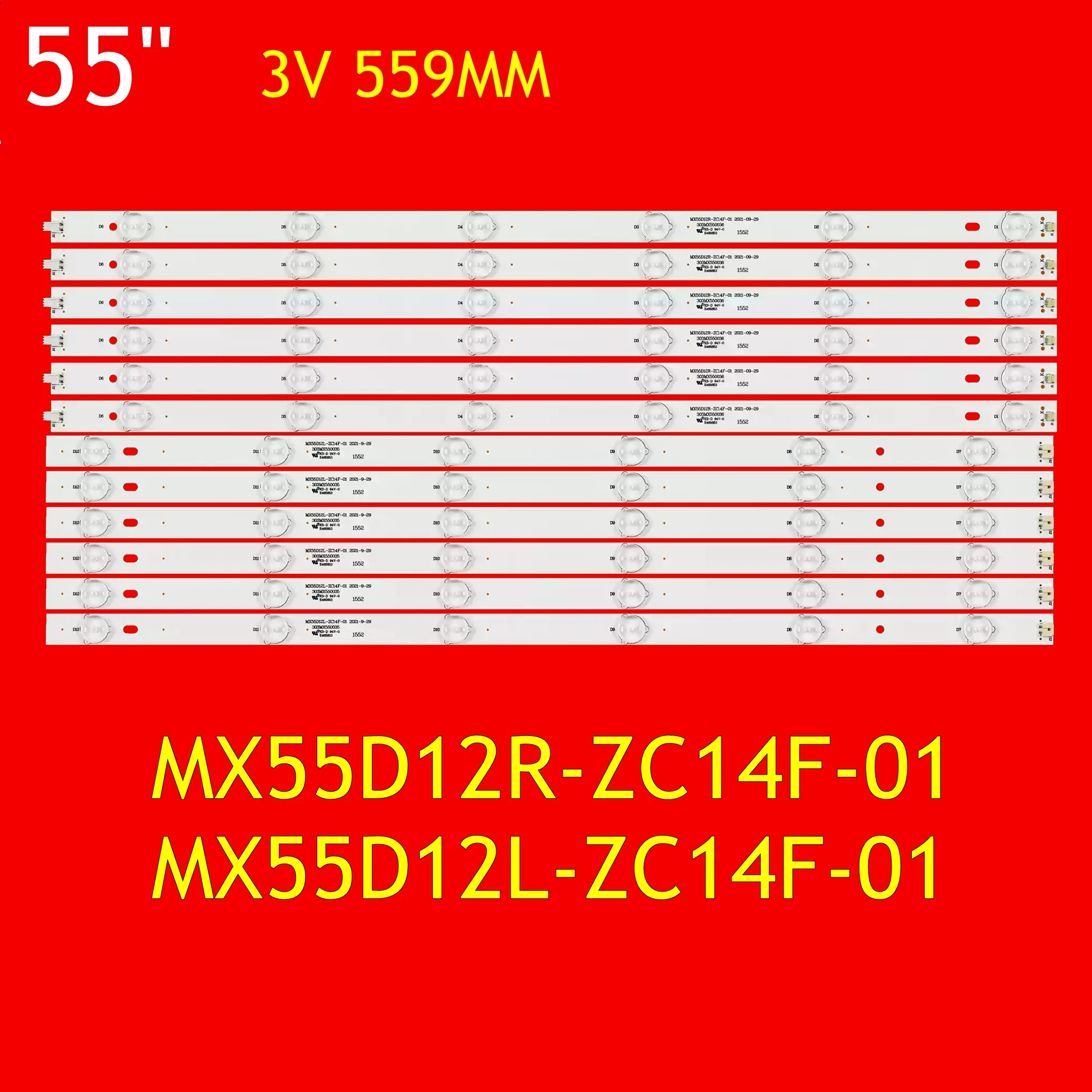 Фонарь для подсветки телевизора для LED55G100 LED55G300 F55B7000T F55B7200C F55D8000K F55D8100K F55B8200K
Фонарь для подсветки телевизора для LED55G100 LED55G300 F55B7000T F55B7200C F55D8000K F55D8100K F55B8200K