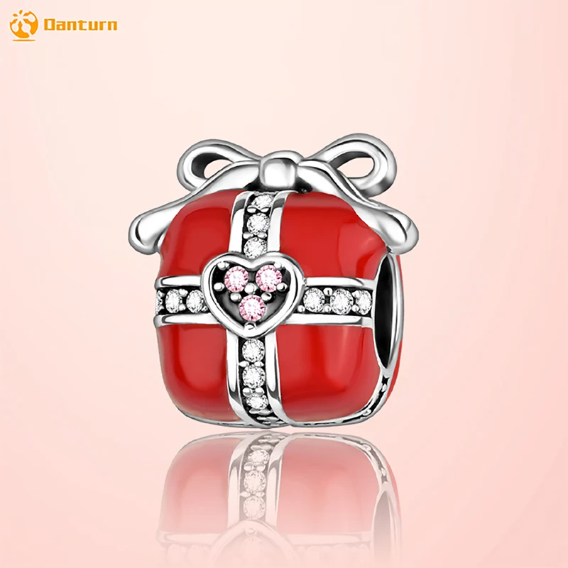 Danturn 925 Sterling Silver Original Beads Gift box Dangle Charm fit Snake Chain Bracelet Fashion Women Jewelry Making
Danturn 925 Sterling Silver Original Beads Gift box Dangle Charm fit Snake Chain Bracelet Fashion Women Jewelry Making