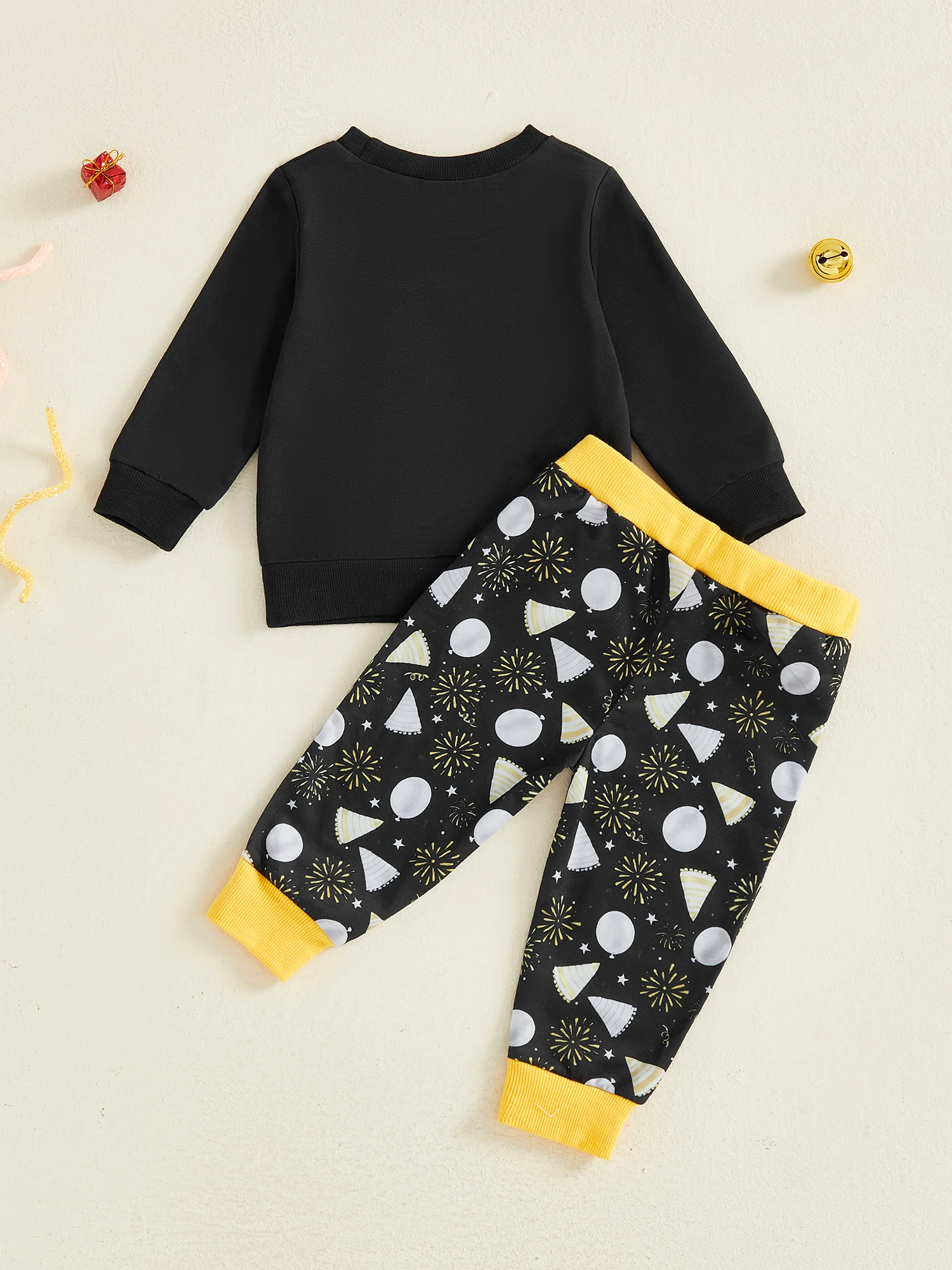 Infant Boys Stylish New Year s Apparel Set Featuring Trendy Embroidered Pullover and Printed Pants for a Fashionable Look
Infant Boys Stylish New Year s Apparel Set Featuring Trendy Embroidered Pullover and Printed Pants for a Fashionable Look
