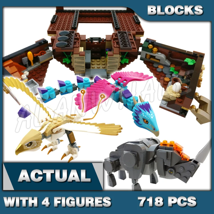 718pcs Magical World of Wizards Newt's Case of Beast Creatures Thunderbird Occamy 11009 Building Block Toy Compatible With Model
718pcs Magical World of Wizards Newt's Case of Beast Creatures Thunderbird Occamy 11009 Building Block Toy Compatible With Model
