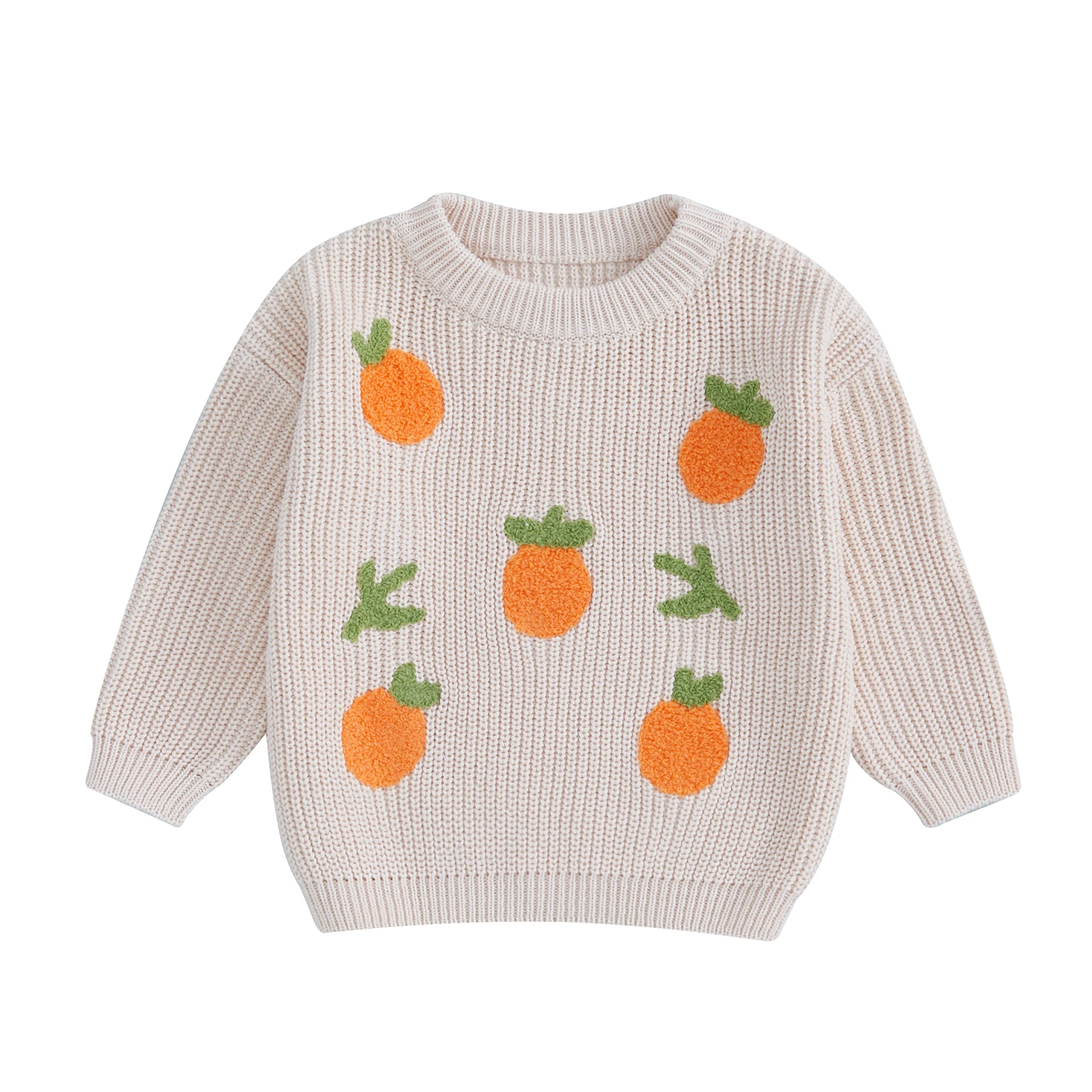 Girls Autumn Winter Knit Sweater Long Sleeve Flower Fruit Embroidery Pullover Knitwear
Girls Autumn Winter Knit Sweater Long Sleeve Flower Fruit Embroidery Pullover Knitwear