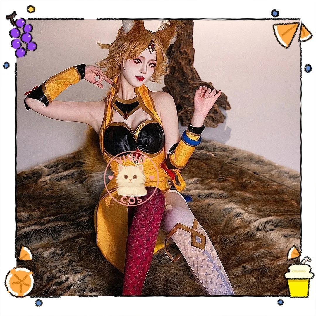 Honor of Kings Daji in stock full set of original-skin cosplay costumes for female characters in games two-dimensional culture
Honor of Kings Daji in stock full set of original-skin cosplay costumes for female characters in games two-dimensional culture