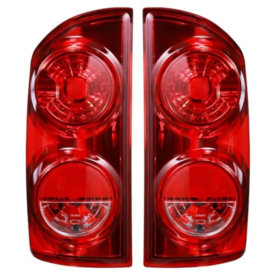 Tail Light Compatible With 2007 2008 2009 Dodge Ram 1500 2500 3500 Driver and Passenger Side Red Lens Rear Light Brake Lamps Re
Tail Light Compatible With 2007 2008 2009 Dodge Ram 1500 2500 3500 Driver and Passenger Side Red Lens Rear Light Brake Lamps Re