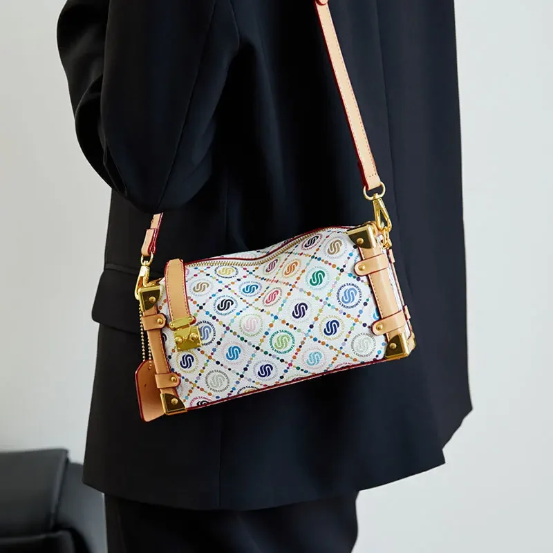 2025 Premium New Arrival! Women's Dopamine Print Box Bag - Genuine Soft Leather, Artisanal Details, 3-Way Elegant Carry
2025 Premium New Arrival! Women's Dopamine Print Box Bag - Genuine Soft Leather, Artisanal Details, 3-Way Elegant Carry