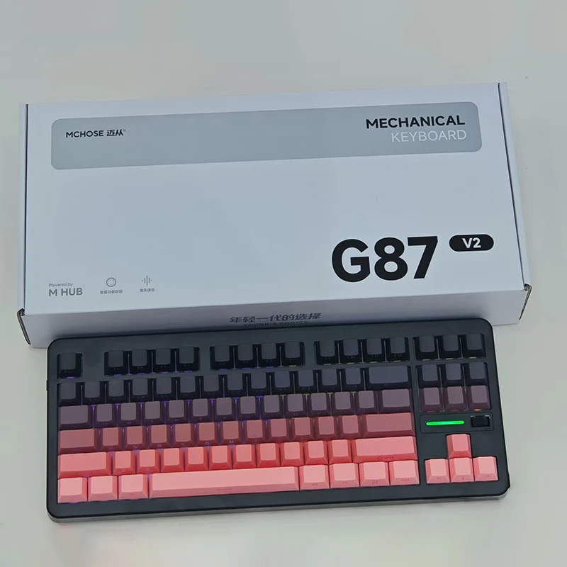 MCHOSE G87 V2 Customizable Mechanical Keyboard Tri Mode Wireless Bluetooth 16 Million Colors ARGB Backlit For Gaming And Office
MCHOSE G87 V2 Customizable Mechanical Keyboard Tri Mode Wireless Bluetooth 16 Million Colors ARGB Backlit For Gaming And Office