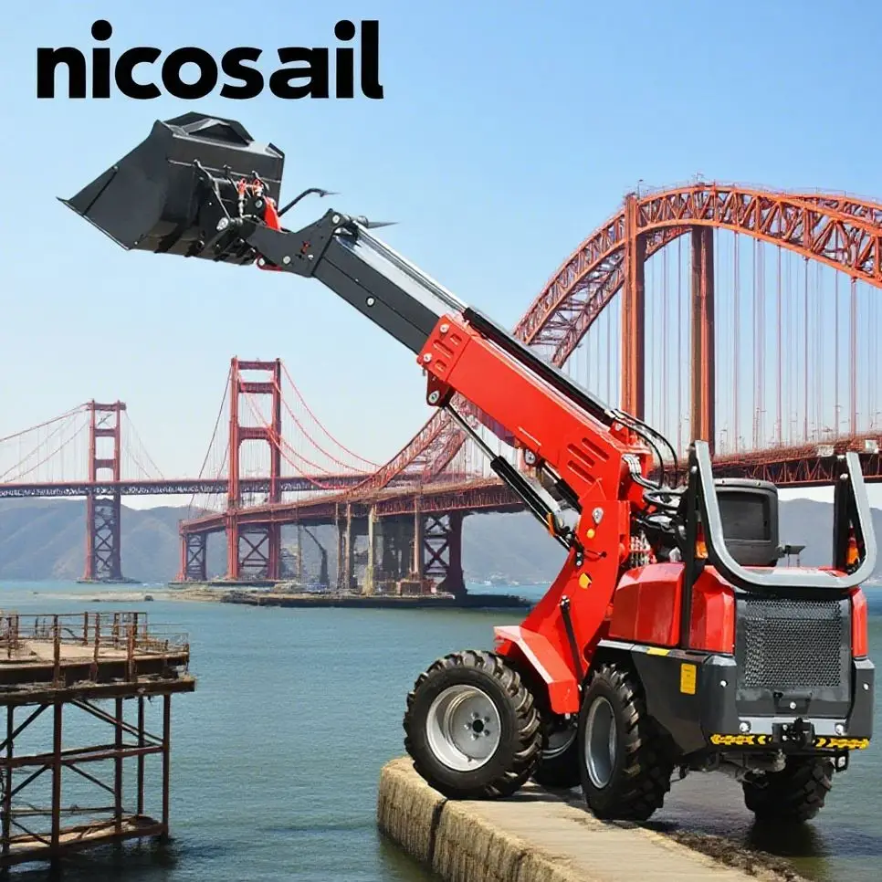 The most favorable price for construction machinery is the front shovel telescopic arm wheel loader equipped with EPA engine
The most favorable price for construction machinery is the front shovel telescopic arm wheel loader equipped with EPA engine