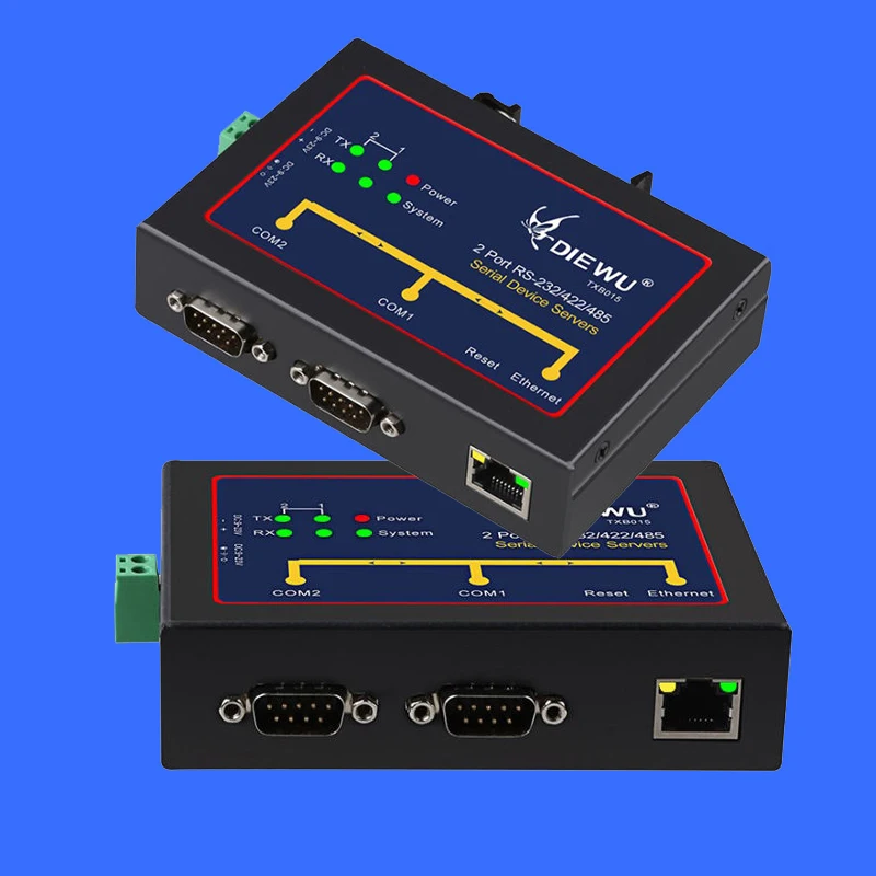 RS232/485/422 Serial device server network switch Internet Splitter Adapter 10/100Mbps Industrial Grade Serial Device Server
RS232/485/422 Serial device server network switch Internet Splitter Adapter 10/100Mbps Industrial Grade Serial Device Server