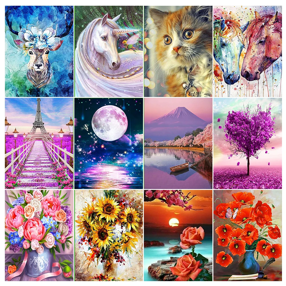 YOUQU 5D DIY Diamond Painting Animal Cross Stitch Kit Landscape Mosaic Embroidery Flower Art Picture Home Decoration
YOUQU 5D DIY Diamond Painting Animal Cross Stitch Kit Landscape Mosaic Embroidery Flower Art Picture Home Decoration