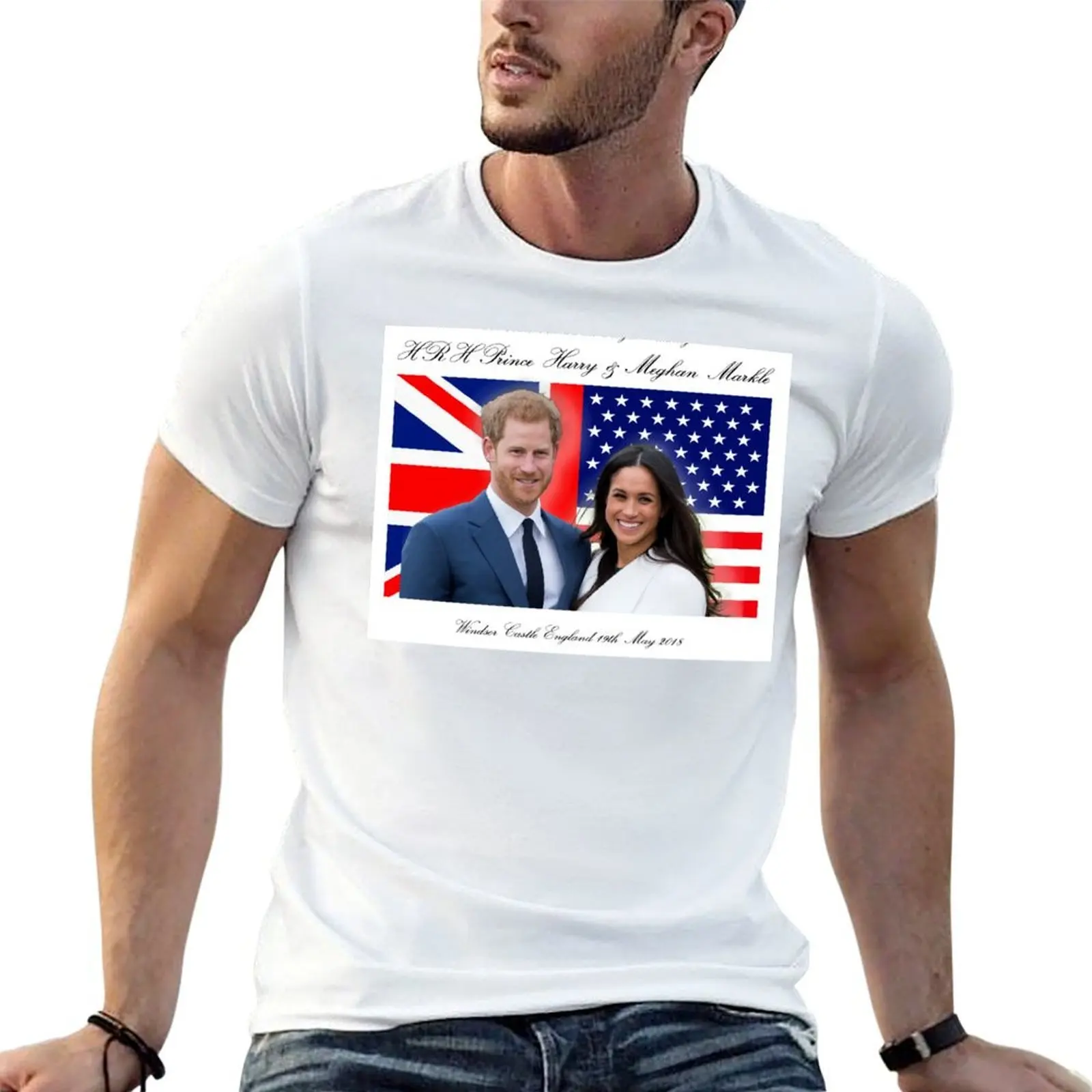 To Commemorate the Royal Wedding of HRH Prince Harry and Meghan Markle T-Shirt t shirt man cotton T-Shirt
To Commemorate the Royal Wedding of HRH Prince Harry and Meghan Markle T-Shirt t shirt man cotton T-Shirt