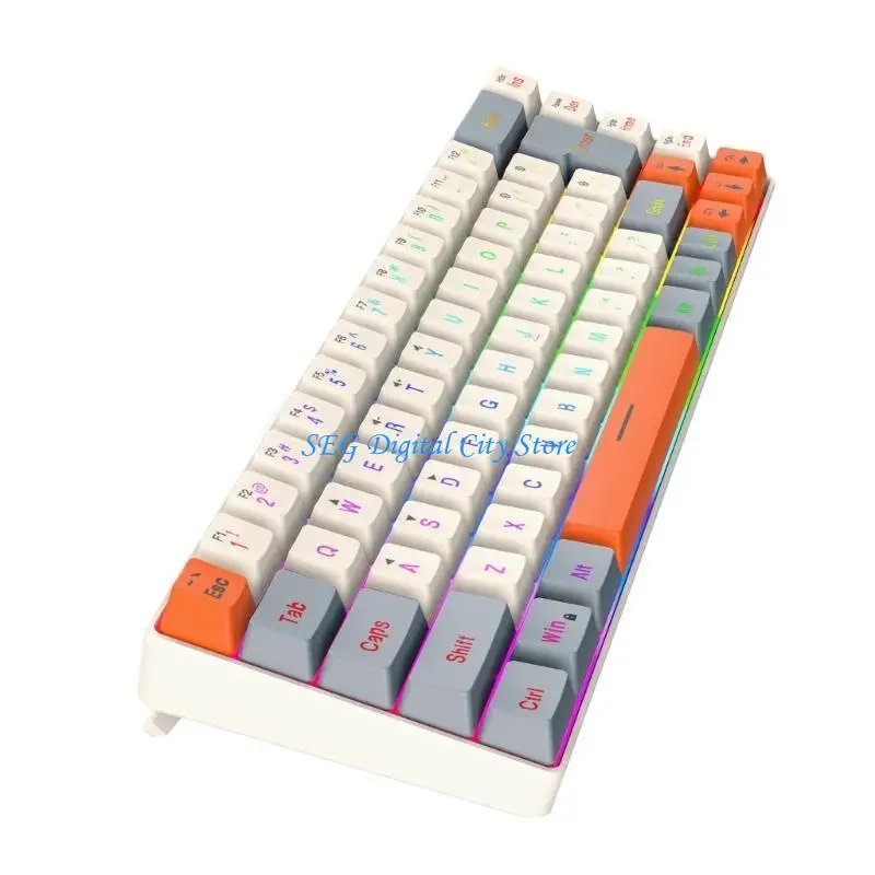 U75B ARGB Backlits Gaming Keyboard 68Keys, Ergonomic USB Wire Keyboard with Detachable USB Type C Cable for PC Users
U75B ARGB Backlits Gaming Keyboard 68Keys, Ergonomic USB Wire Keyboard with Detachable USB Type C Cable for PC Users