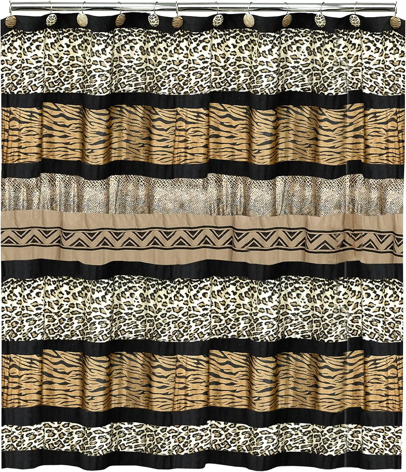 Популярная занавеска для душа, коллекция Иисуэллы, животный принт 
Популярная занавеска для душа, коллекция Иисуэллы, животный принт