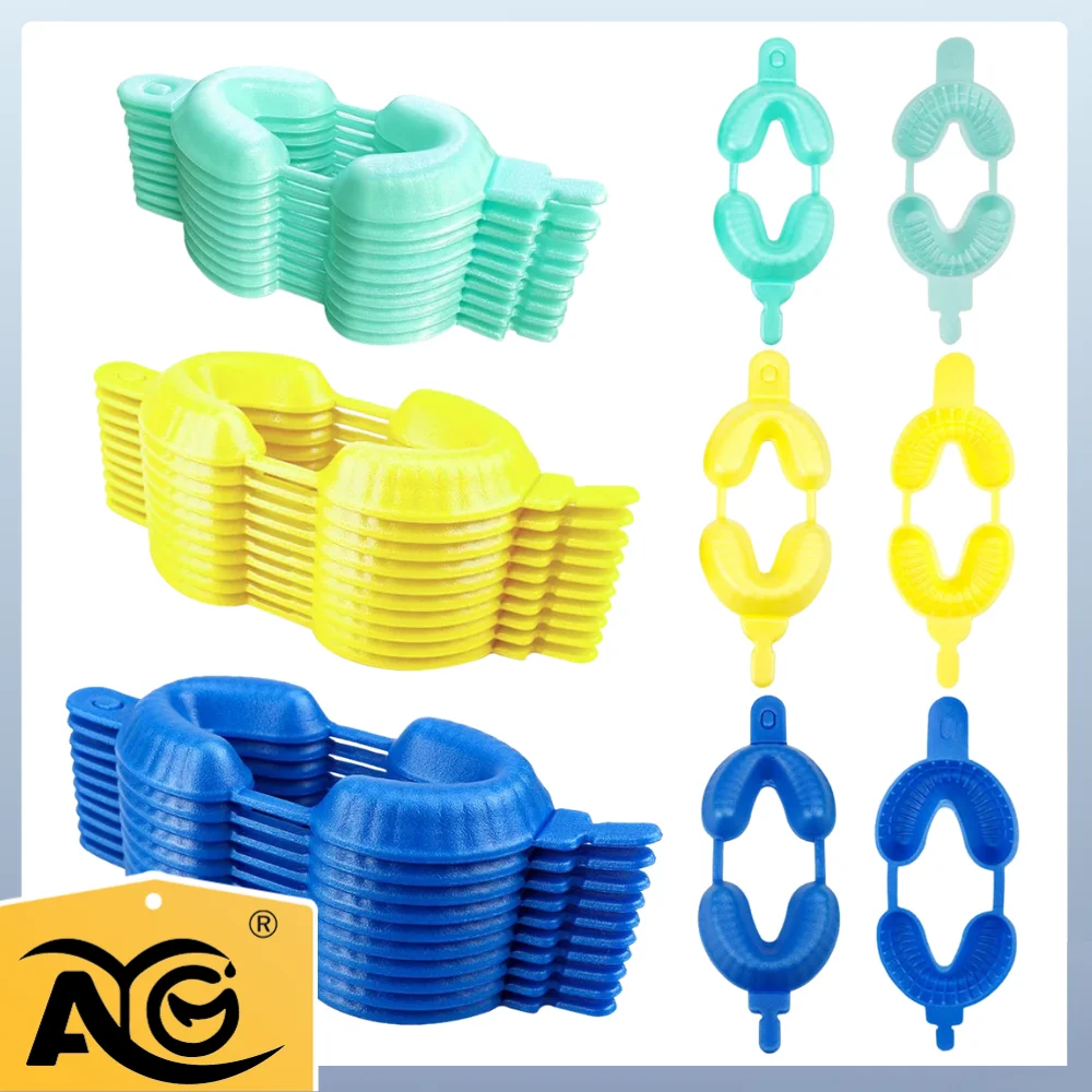 AG 50pc/Bag Dental Disposable Tray Fluoride Foam Impression Trays Dentistry Instrument Dentist Materials Large Medium Small
AG 50pc/Bag Dental Disposable Tray Fluoride Foam Impression Trays Dentistry Instrument Dentist Materials Large Medium Small