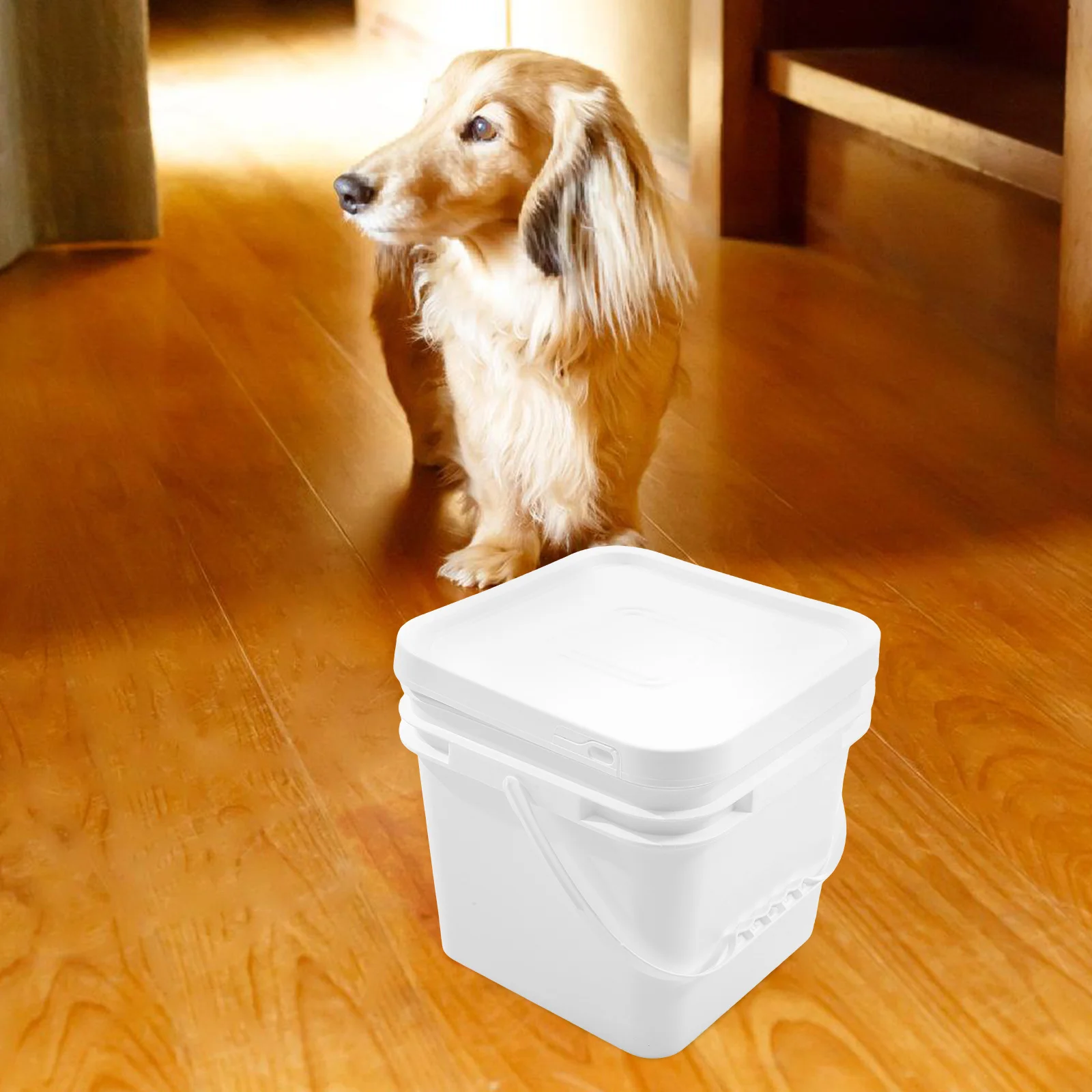 2PCS Sealed Storage Barrel 10L Airtight Pet Food Container Bucket with Spoon Dog Snack Bin Household Storage Box
2PCS Sealed Storage Barrel 10L Airtight Pet Food Container Bucket with Spoon Dog Snack Bin Household Storage Box