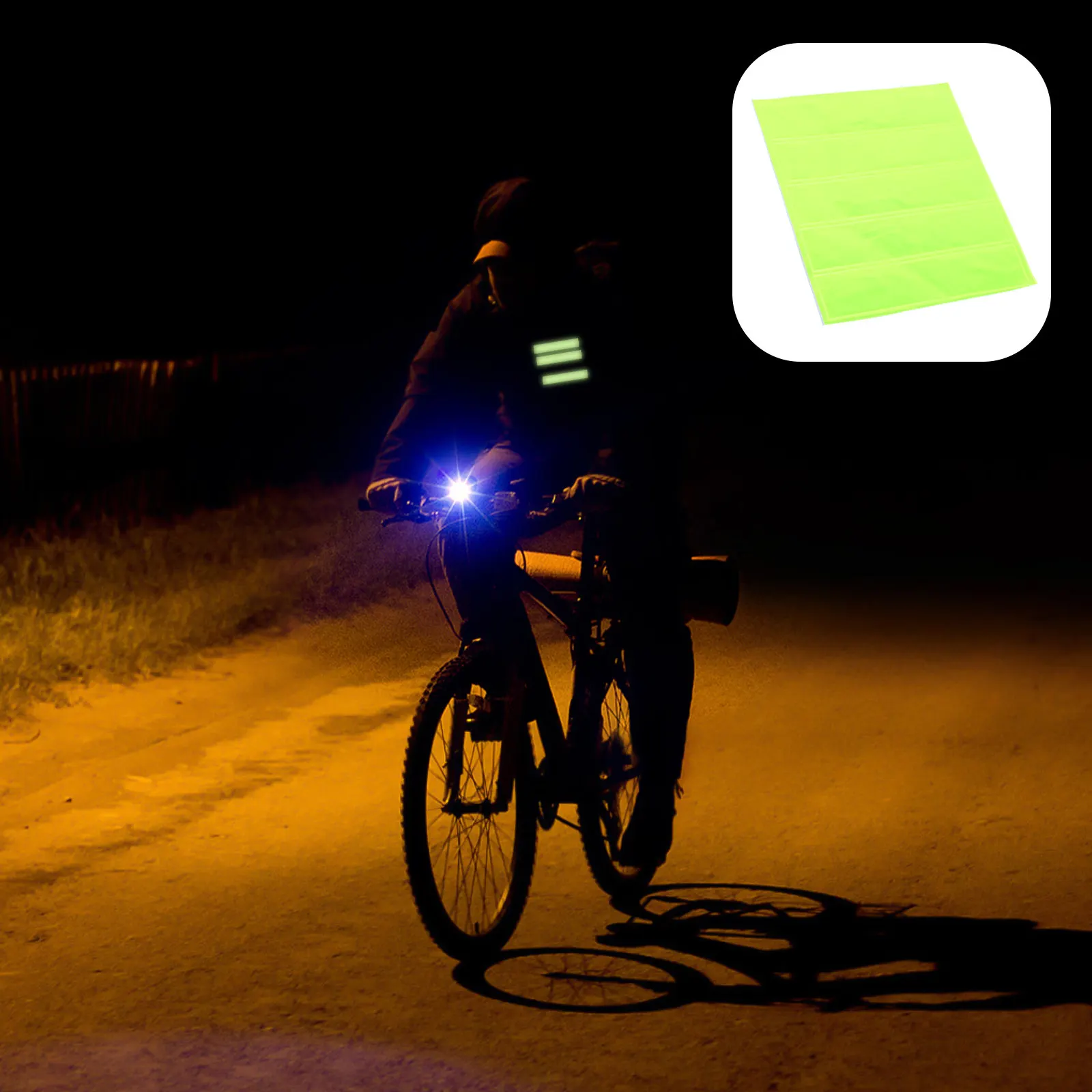 1 Sheet Reflective Stickers Adhesive High Visibility Safety Tape for Backpacks Bikes Helmets Hard Hats Reflective Wheel
1 Sheet Reflective Stickers Adhesive High Visibility Safety Tape for Backpacks Bikes Helmets Hard Hats Reflective Wheel