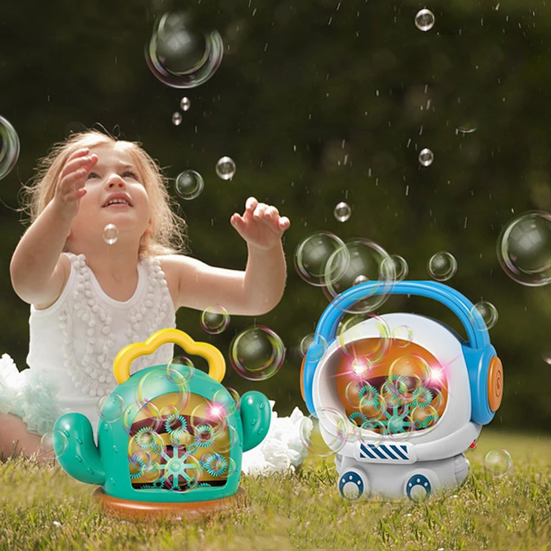 Bubble Machine Automatic Spaceman Electrick Bubble Gun Maker Blower Soap Bubbles Outdoor Game Party Toys for Children Boys Girls
Bubble Machine Automatic Spaceman Electrick Bubble Gun Maker Blower Soap Bubbles Outdoor Game Party Toys for Children Boys Girls
