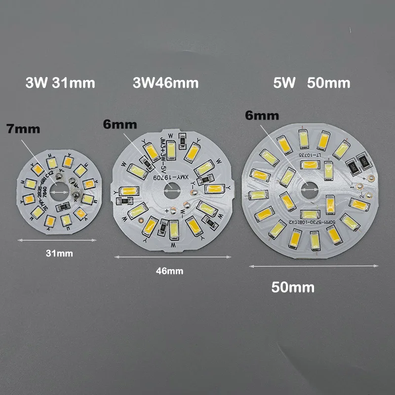 5V 31mm/46mm/50mm LED white warm 2 Color Round Light Panel Dimming SMD 2835 5730 Lamp Bead Board Light Source Diameter k
5V 31mm/46mm/50mm LED white warm 2 Color Round Light Panel Dimming SMD 2835 5730 Lamp Bead Board Light Source Diameter k
