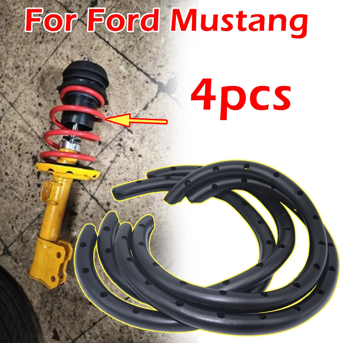 4Pcs For Ford Mustang 11-214 Coil Spring Insulator Rubber Sleeve Front Rear Lower Suspension Noise Reducer Shock Absorber Parts
4Pcs For Ford Mustang 11-214 Coil Spring Insulator Rubber Sleeve Front Rear Lower Suspension Noise Reducer Shock Absorber Parts