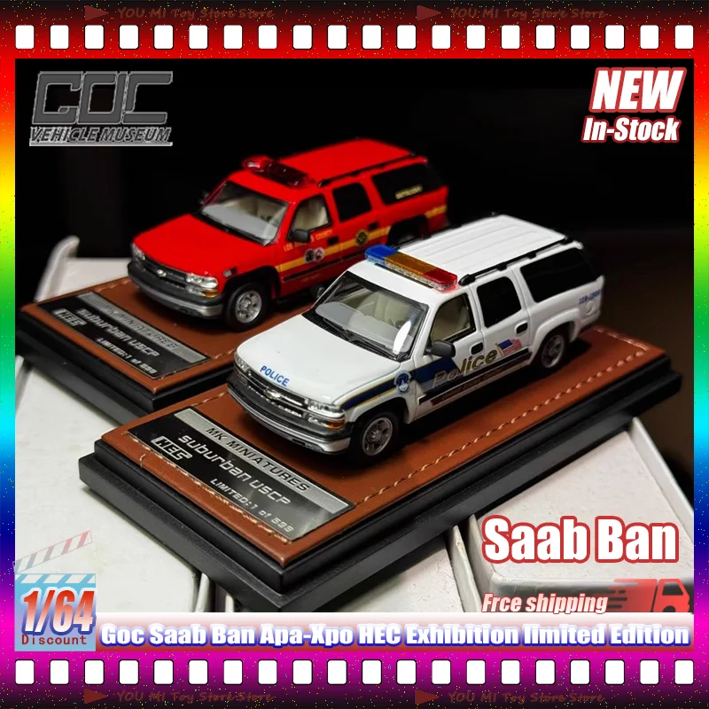 New 1:64 Goc Saab Ban Crown Apa-Xpo Hec Exhibition Limited Edition Series Alloy Miniature Die-Cast Car Model Children Toys Gifts
New 1:64 Goc Saab Ban Crown Apa-Xpo Hec Exhibition Limited Edition Series Alloy Miniature Die-Cast Car Model Children Toys Gifts