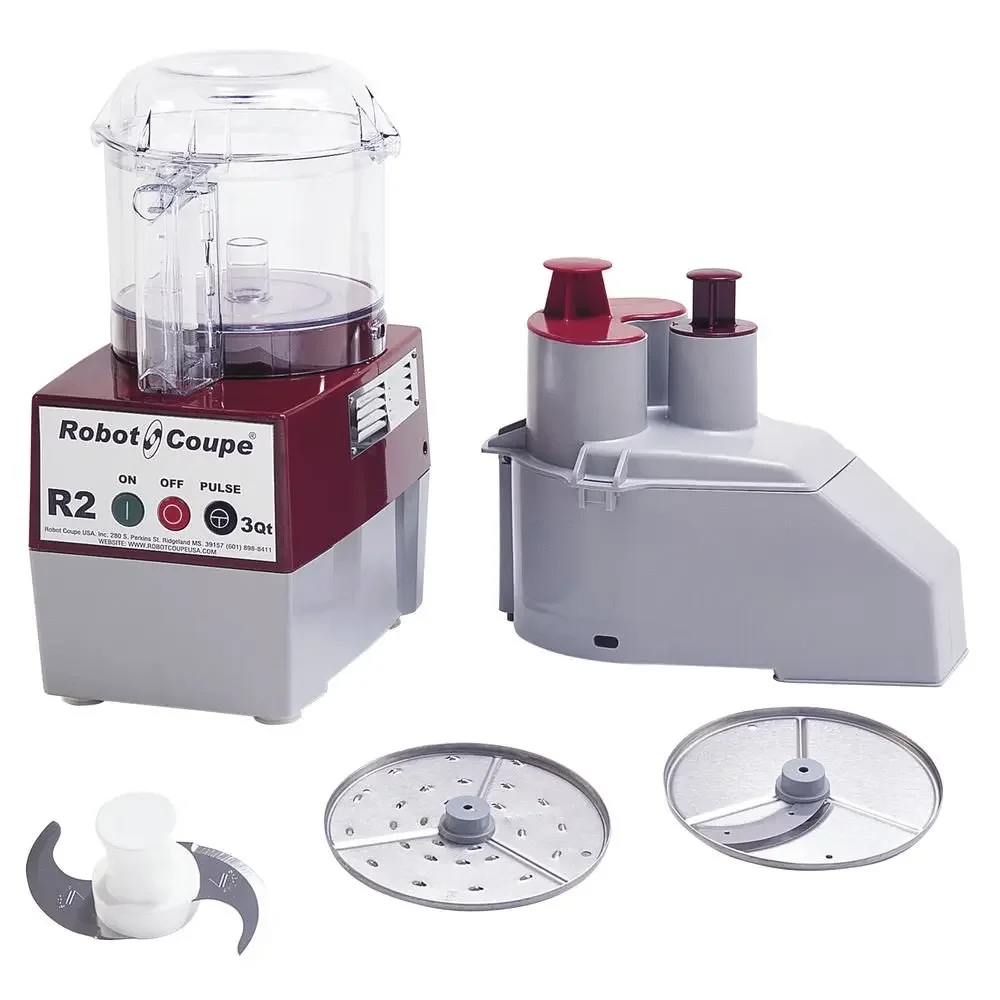 Robot Coupe R2N CLR Continuous Feed Combination Food Processor with 2.9 Liter Clear Polycarbonate Bowl, 1-HP, 120-Volts
Robot Coupe R2N CLR Continuous Feed Combination Food Processor with 2.9 Liter Clear Polycarbonate Bowl, 1-HP, 120-Volts
