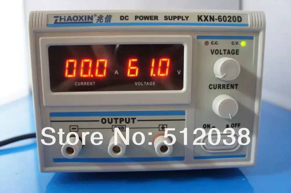 KXN-6020D High-power Switching DC Power Supply 0-60V 0-20A
KXN-6020D High-power Switching DC Power Supply 0-60V 0-20A