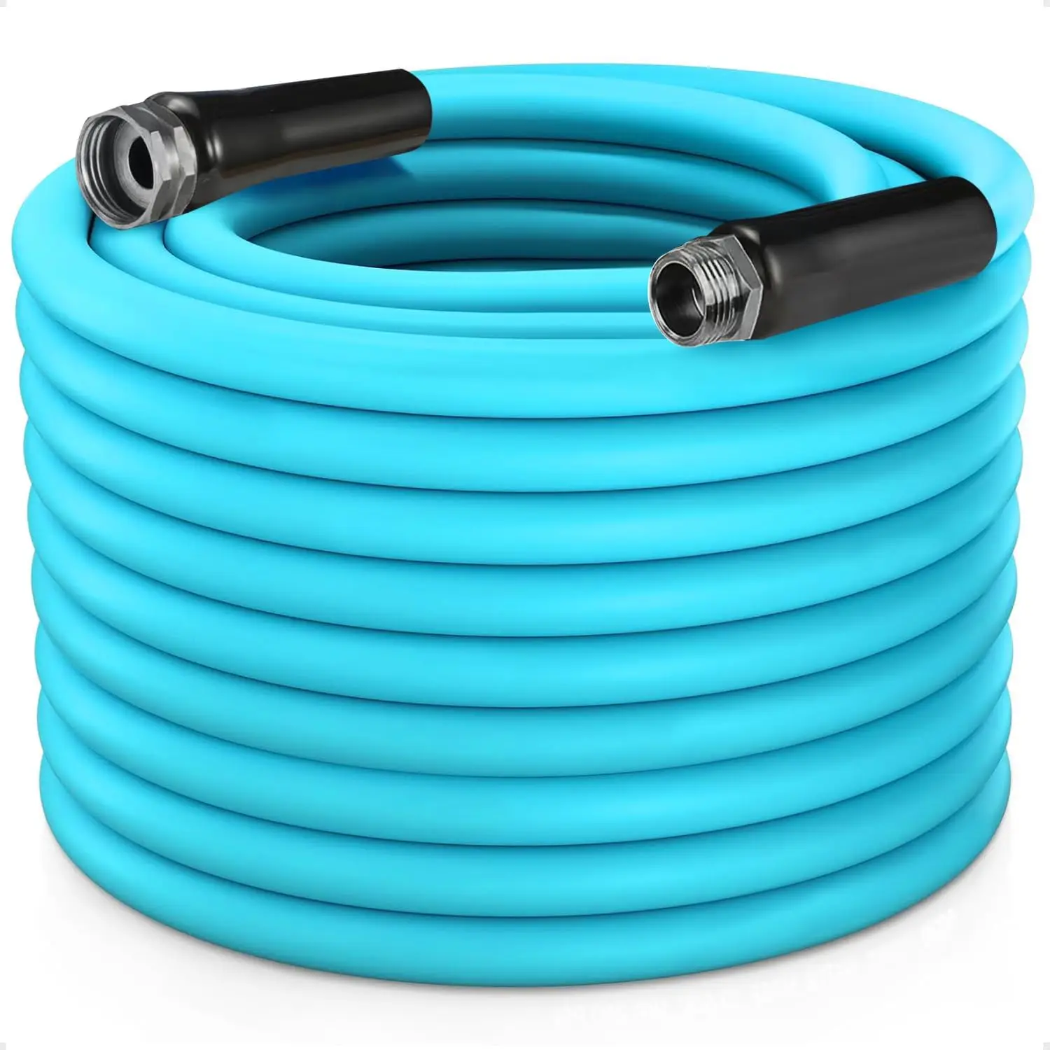 Heavy Duty Garden Hose 200ft x 5/8in, Lightweight & Flexible, Burst 600psi, Kink-Free Hybrid Rubber with 3/4in Solid Metal Fittings
Heavy Duty Garden Hose 200ft x 5/8in, Lightweight & Flexible, Burst 600psi, Kink-Free Hybrid Rubber with 3/4in Solid Metal Fittings