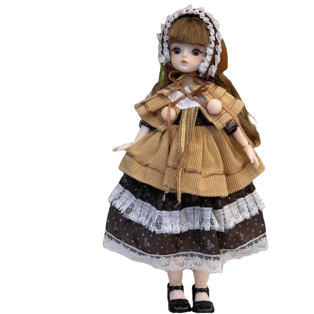 Baby 1/6 SD 30cm with Clothes Long Hair High Heel Princess Dress Up Anime Elegant Princess Makeup Ball Joint Girl Gift
Baby 1/6 SD 30cm with Clothes Long Hair High Heel Princess Dress Up Anime Elegant Princess Makeup Ball Joint Girl Gift