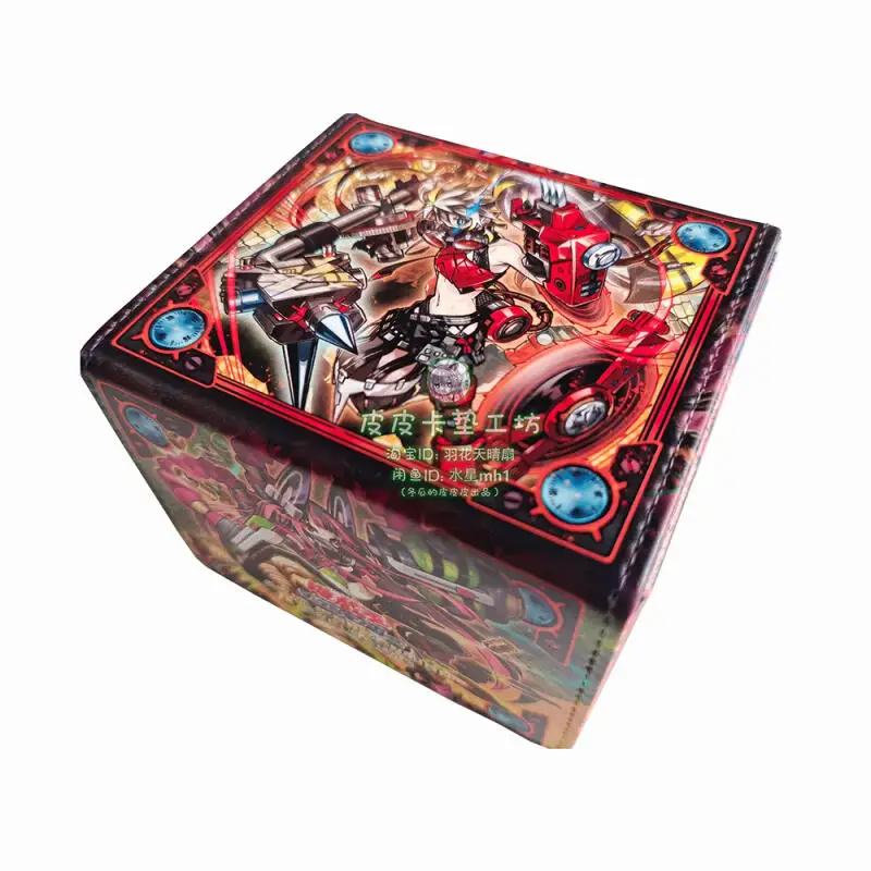 Yu-Gi-Oh! Kewl Tune RS DIY Large Capacity Leather Card Box Thickened Anime Game Collection Card Storage Box 10.2*9.5*8.2cm
Yu-Gi-Oh! Kewl Tune RS DIY Large Capacity Leather Card Box Thickened Anime Game Collection Card Storage Box 10.2*9.5*8.2cm