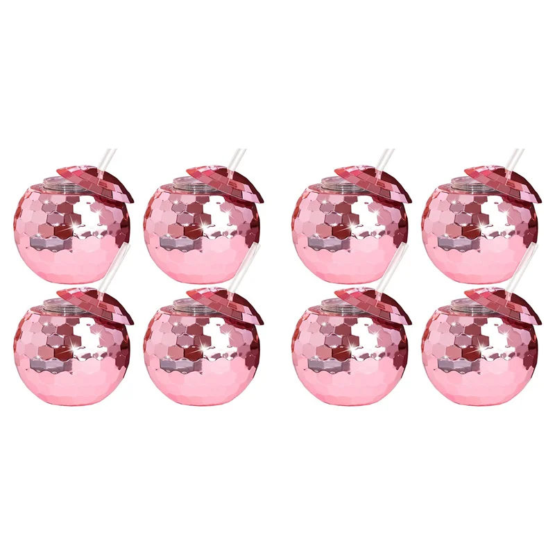 ABUN-8PCS Disco Ball Cups Unique Cocktail Glasses Bar Tools Party Glasses Flashlight Straw Wine Goblets Drink Cups Rose Gold
ABUN-8PCS Disco Ball Cups Unique Cocktail Glasses Bar Tools Party Glasses Flashlight Straw Wine Goblets Drink Cups Rose Gold